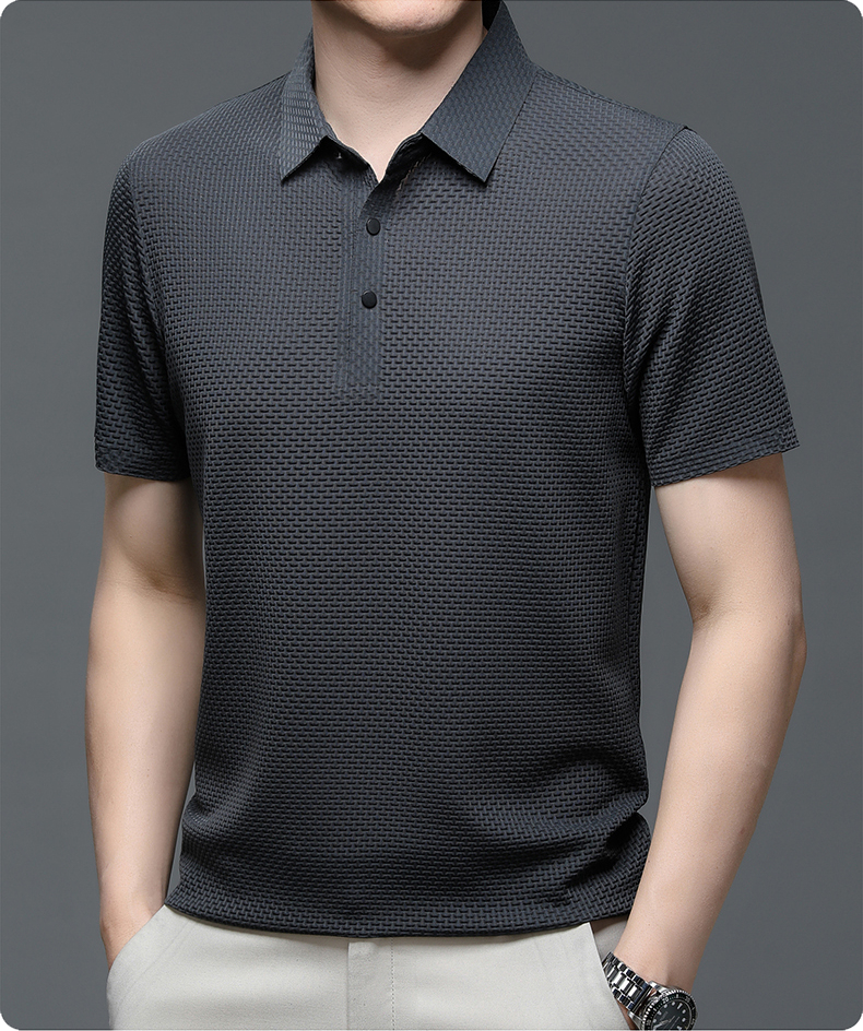 Hochwertiges, atmungsaktives Mesh-Poloshirt für Herren