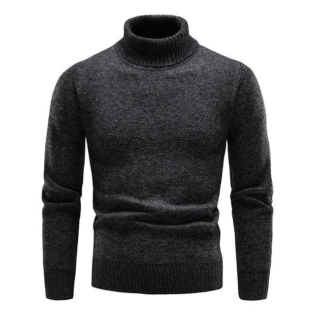 Komfortabler & eleganter Herren Rollkragenpullover