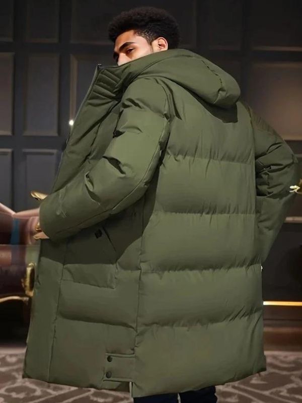 Warme Herren Winterjacke mit Daunenfüllung