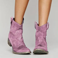 Vintage Western Damen Stiefeletten