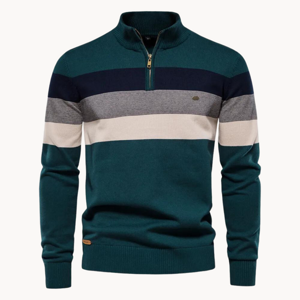 Modischer und bequemer Herren Quarter-Zip Pullover