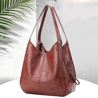 Vintage Leder Damen Handtasche