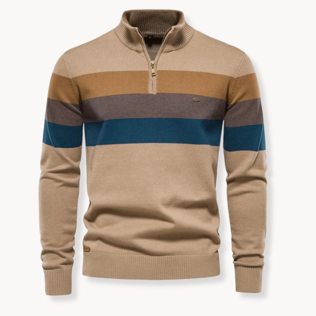 Modischer und bequemer Herren Quarter-Zip Pullover