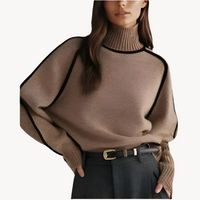 Weicher Damen-Rollkragenpullover für eleganten Komfort