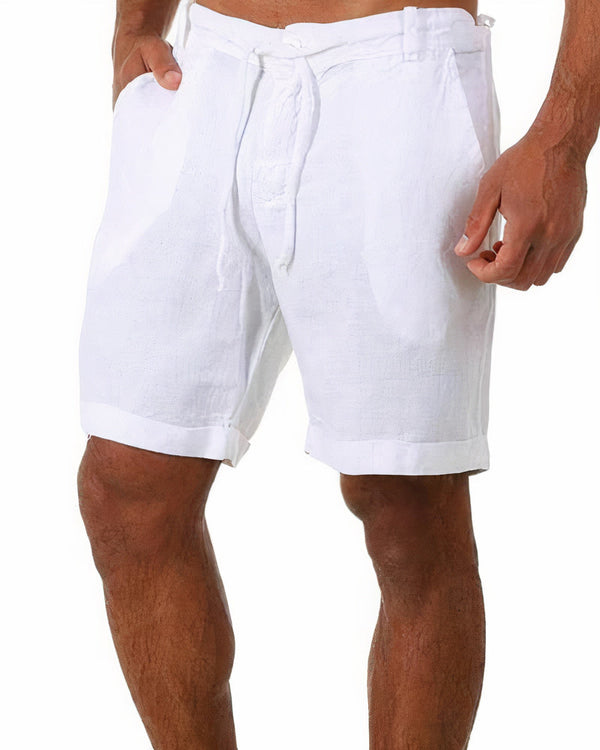 Yannick | Herren Leinen-Shorts