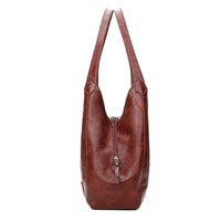 Vintage Leder Damen Handtasche