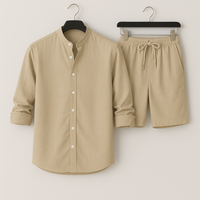 Entspanntes Herren Leinen Set
