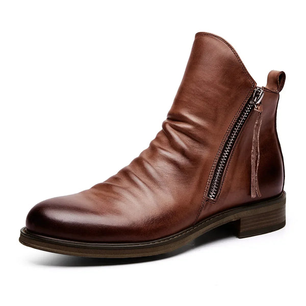 Elegante Chelsea-Stiefel für Herren aus hochwertigem Leder