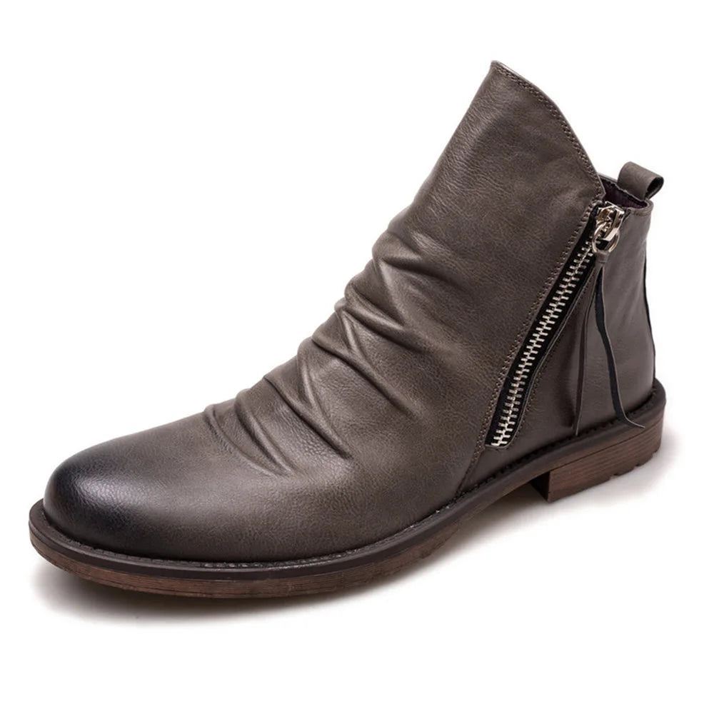 Elegante Chelsea-Stiefel für Herren aus hochwertigem Leder