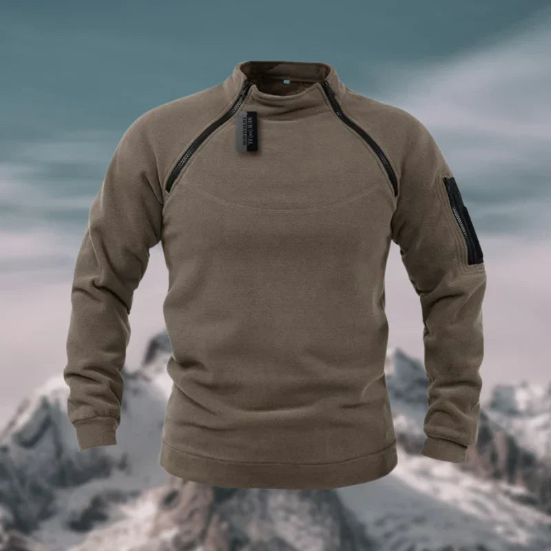 Hochwertiger, winddichter und taktischer Fleece-Pullover für Herren