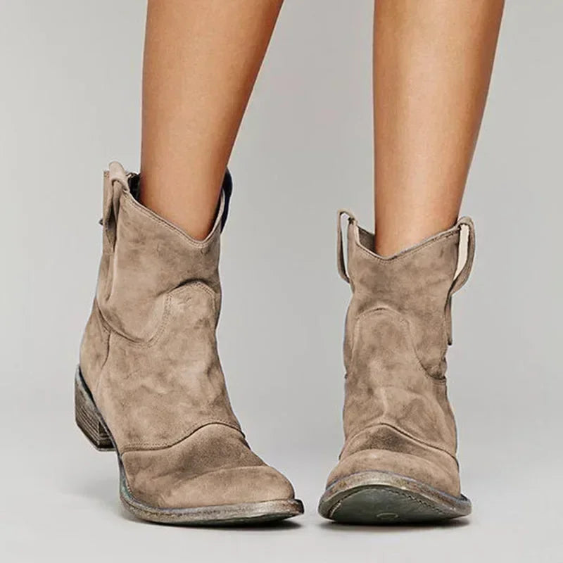 Vintage Western Damen Stiefeletten