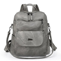 Eleganter Vegan Leder Damen Rucksack