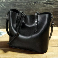 Vintage Damen Schultertasche Kunstleder