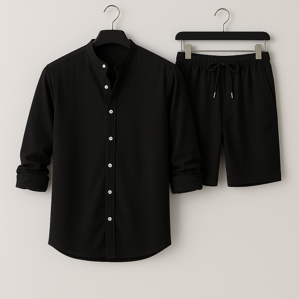 Entspanntes Herren Leinen Set