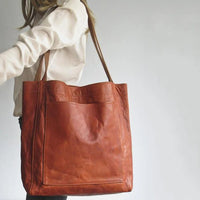Elegante Damen Vintage Ledertasche
