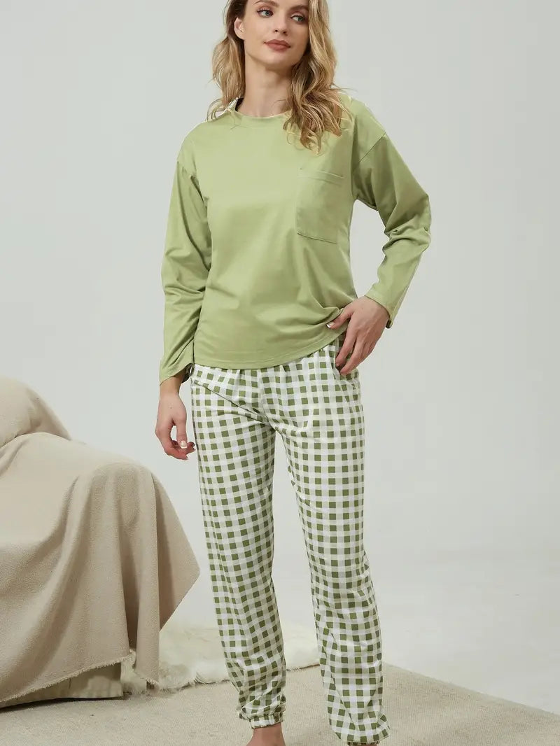 Bequemes Damen-Pyjama-Set in versch. Farben