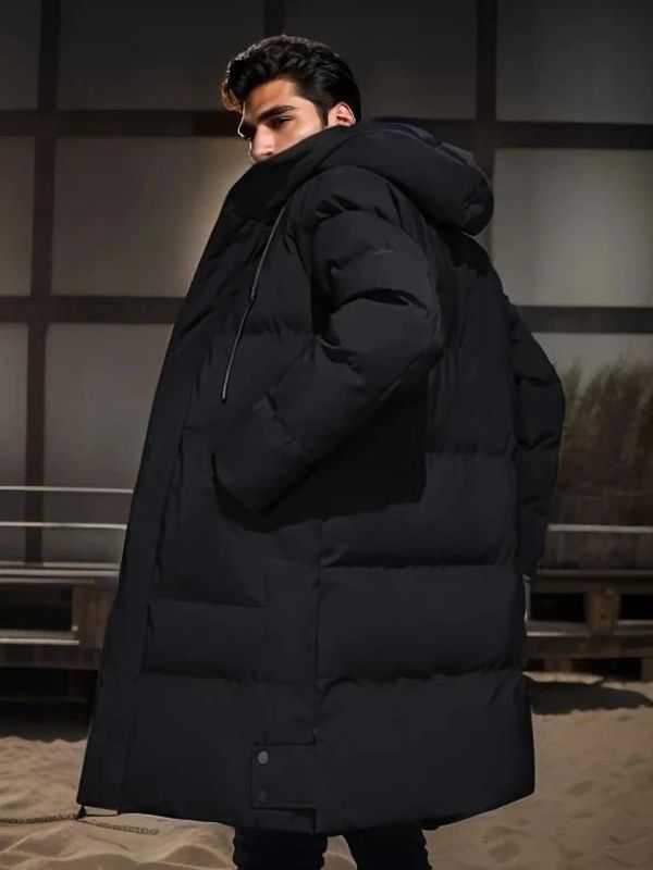 Warme Herren Winterjacke mit Daunenfüllung