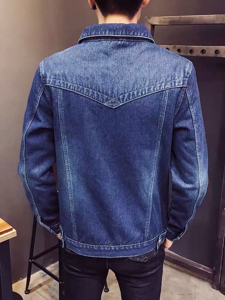 Gefütterte Denim-Jacke für Herren - Warm und Robust