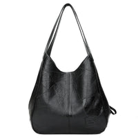Vintage Leder Umhängetasche Damen Handtasche