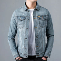 Gewaschene Herren Jeansjacke