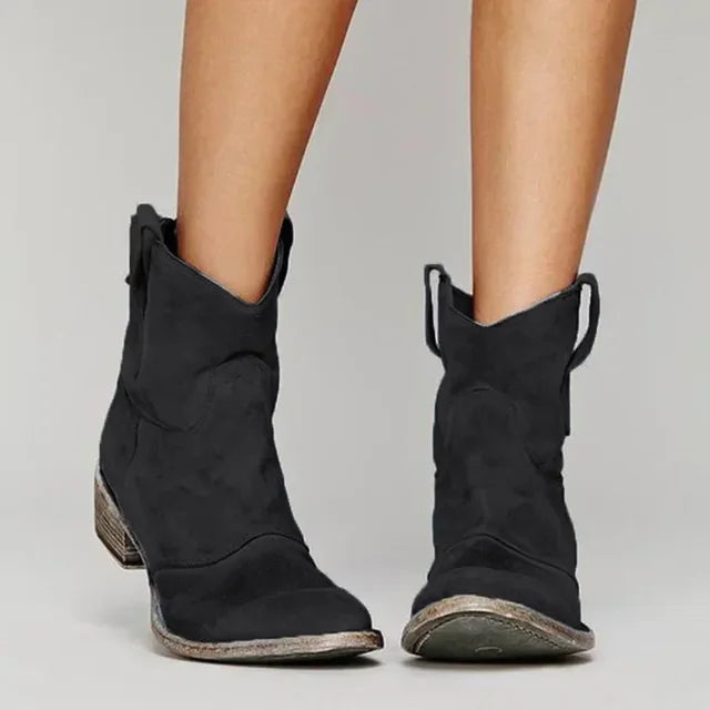Vintage Western Damen Stiefeletten