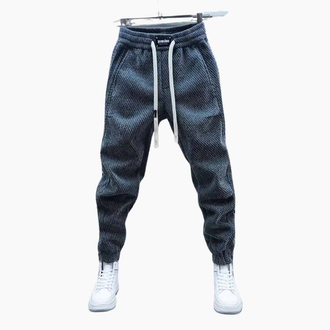 Gemusterte Herren Freizeithose