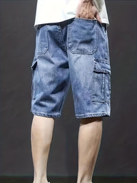 Bazyli | Herren Cargo Denim Shorts