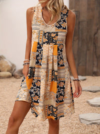 Petra | Ärmelloses Damen Print-Kleid