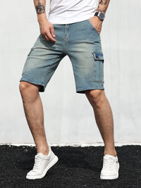 Bazyli | Herren Cargo Denim Shorts