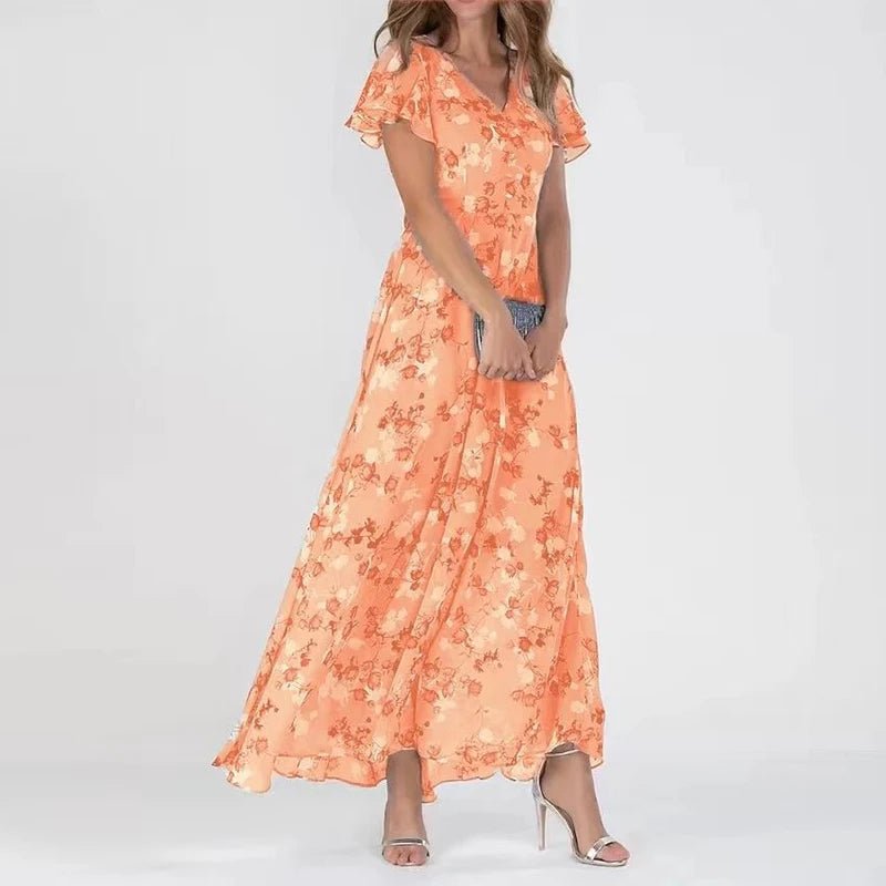 Helene | Damen Sommerkleid mit Blumenmuster